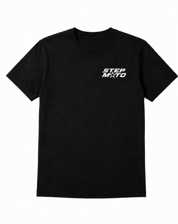 STEP MOTO BLACK T-SHIRT