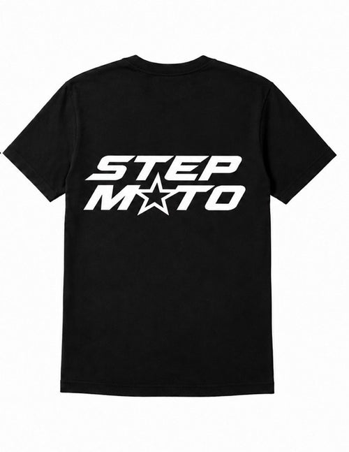 STEP MOTO BLACK T-SHIRT